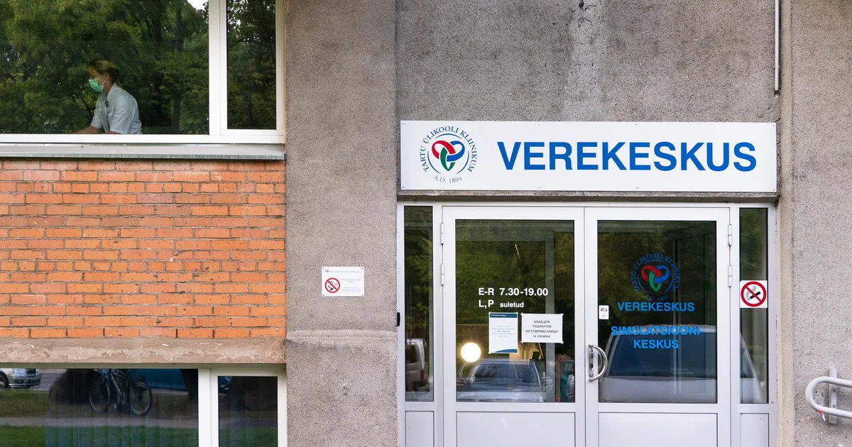 Verekeskus vajab doonorite abi, otsakorral on mitme veregrupi varud