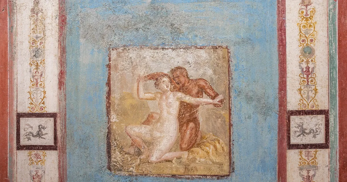 VIDEO ⟩ Pompeis avastatud väike maja üllatas erootiliste freskodega