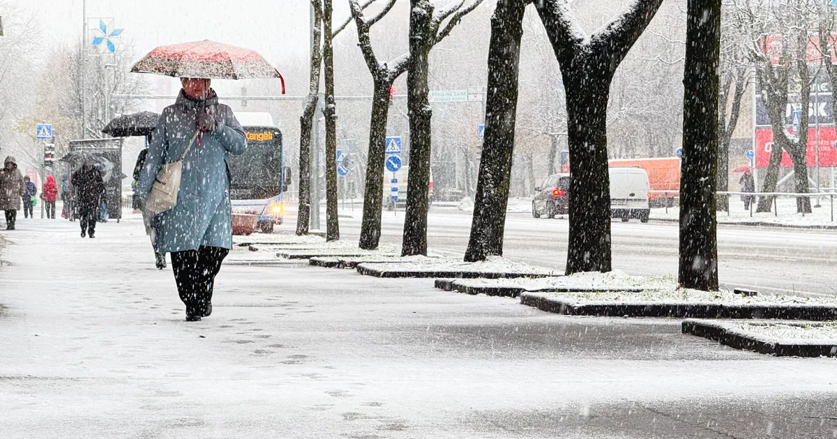 FOTOD ⟩ Esimene lumi: Narva linnas oli hommikul maa valge