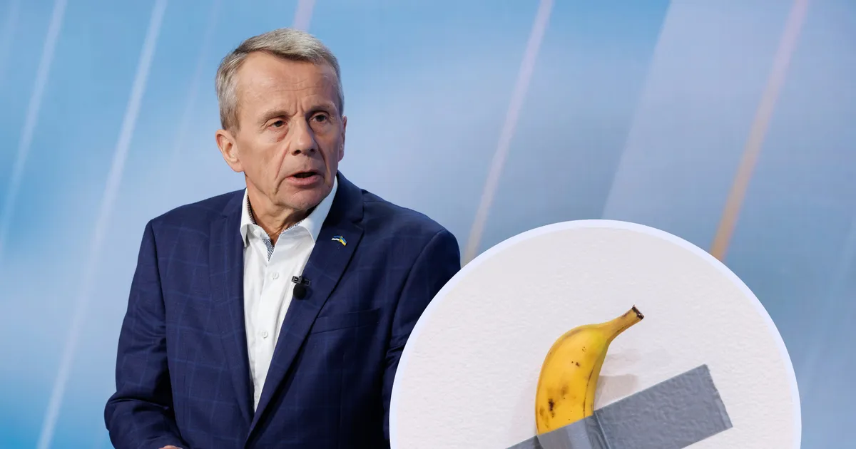 «KUNST MASSIDESSE!» ⟩ Jürgen Ligi postitus kurikuulsa seinale teibitud banaani kohta kütab ühismeedias kirgi