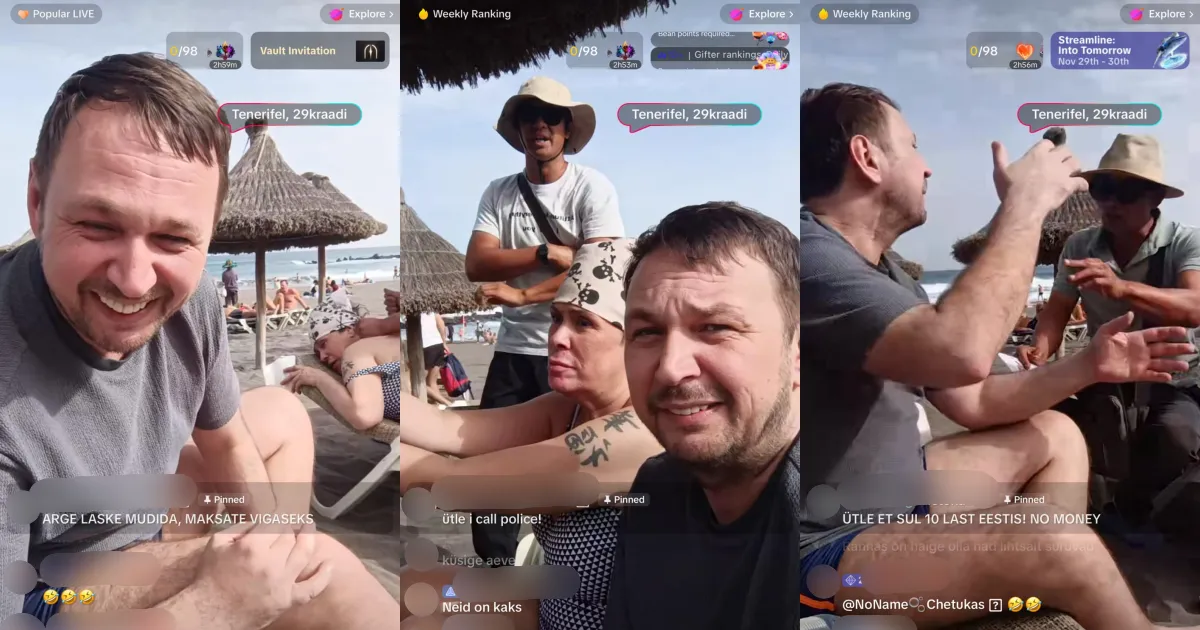 TÜLI TENERIFEL ⟩ «Ei jõudnud midagi öelda, juba käed püksis.» Diana Klasile tehtud soovimatu massaaž tõi kaela paksu pahandust