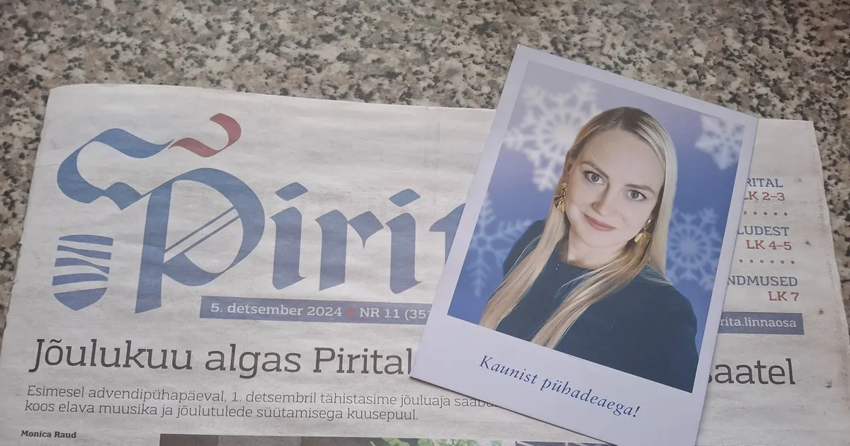 «Väga kurb, et see nii kehv välja paistab.» Pirita linnaosavanema saadetud pühadekaart ärritas kohalikke