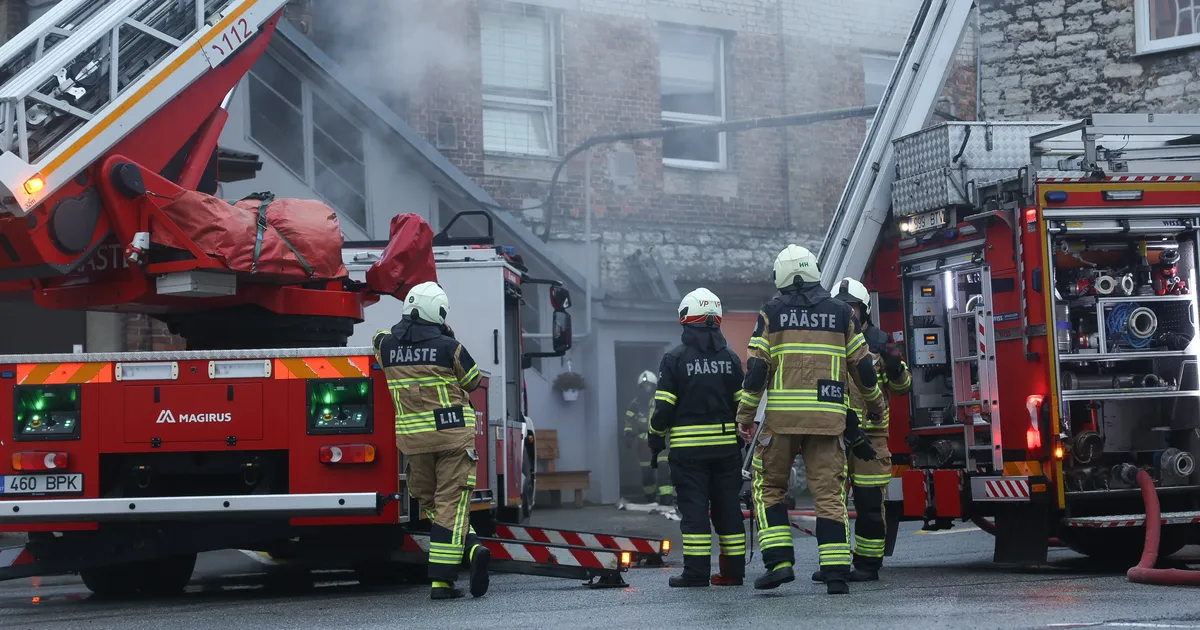 FOTOD JA VIDEO ⟩ Tallinnas sai töökoja põlengus viga neli inimest