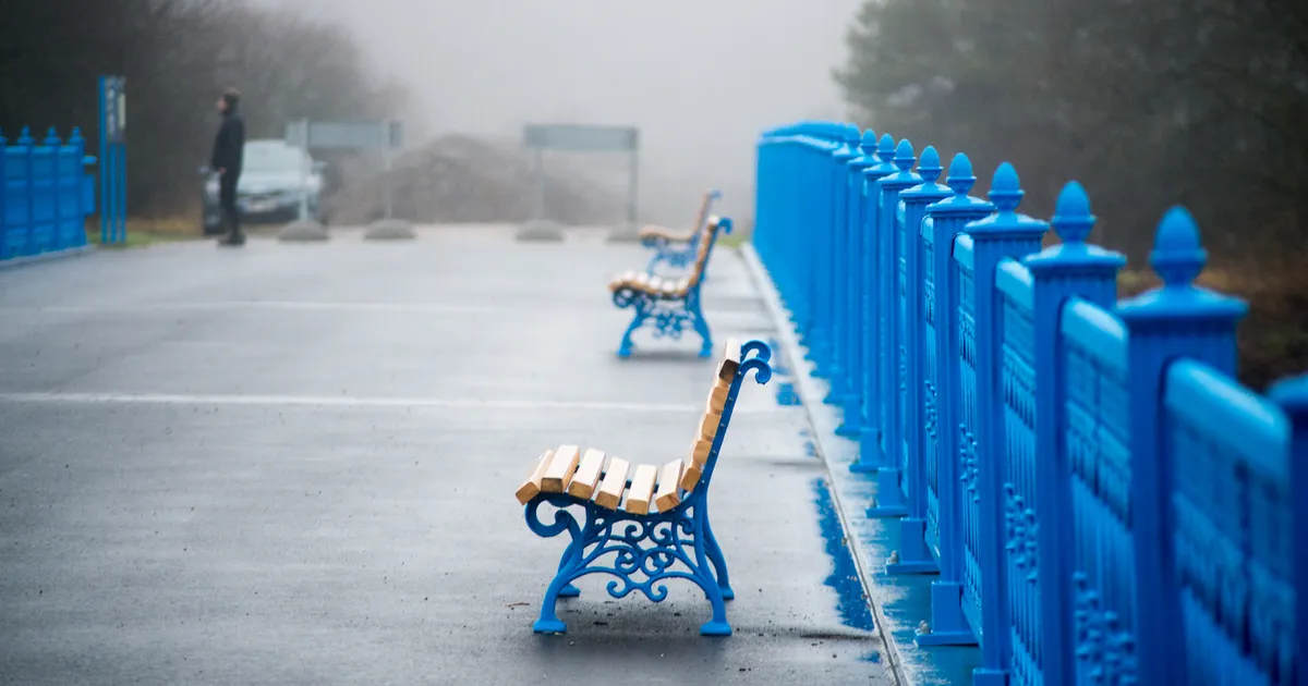 PILDID ⟩ Kärevere jalakäijate sild sai uue erksavärvilise kuue