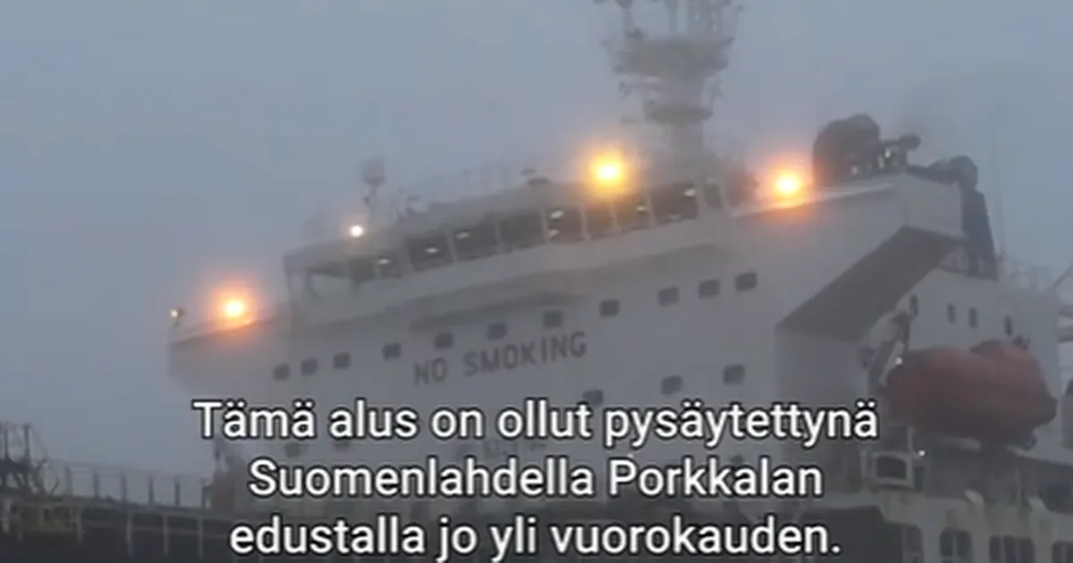 VIDEO ⟩ Põhjanaabrite ajakirjanik tegi reportaaži merekaabli rikkumises kahtlustatava laeva ankru kõrvalt