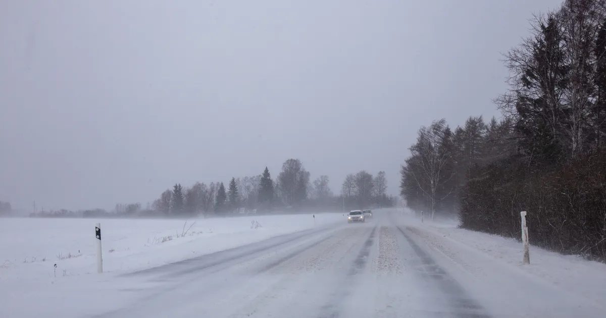 Lumesadu muudab teed libedaks