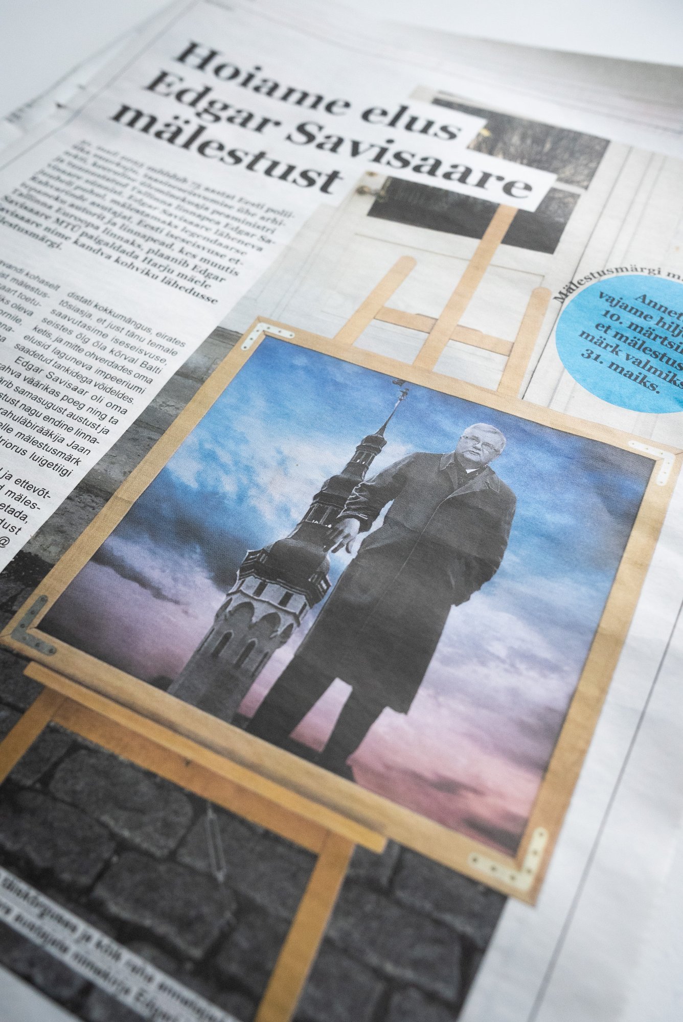 Ärimees ei jäta jonni. Ta tahab Savisaarele monumendi rajada, kurjustagu kes kurjustab