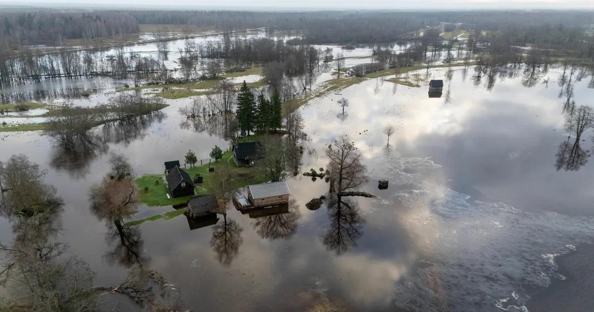 Üleujutuse tõttu on Raudna silla ümbrus läbimatu