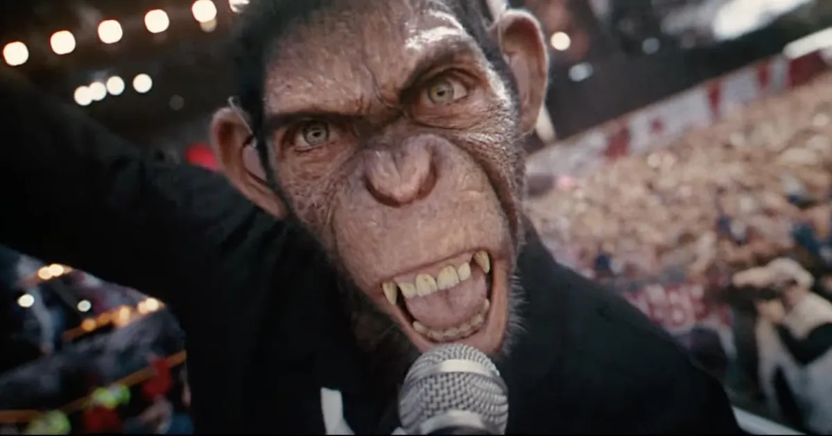 NÄDALA FILM ⟩ Laula, ahvipoiss Robbie Williams, rahva rõõmuks!