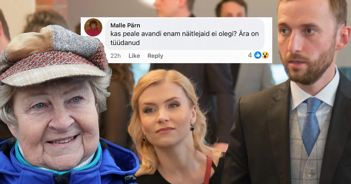 «Teisi näitlejaid ei olegi? Ära on tüüdanud.» Näitleja Malle Pärna netikommentaar pani Märt Avandi abikaasa sõna võtma
