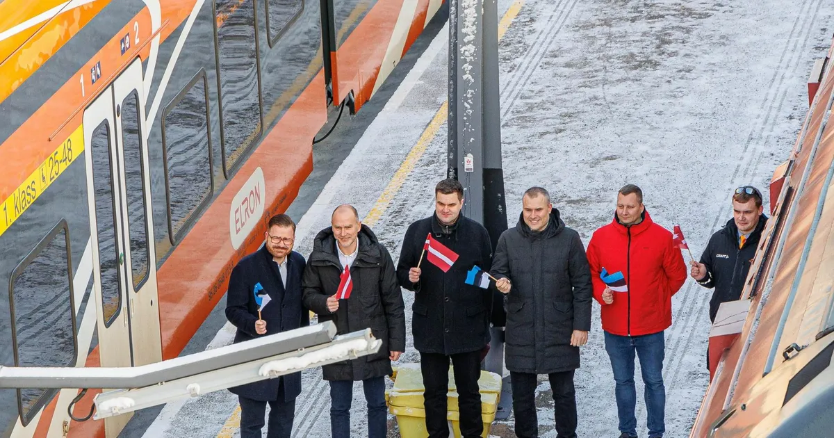 FOTOD ⟩ Edaspidi saab Tallinnast rongiga Riiga ja Vilniusse sõita