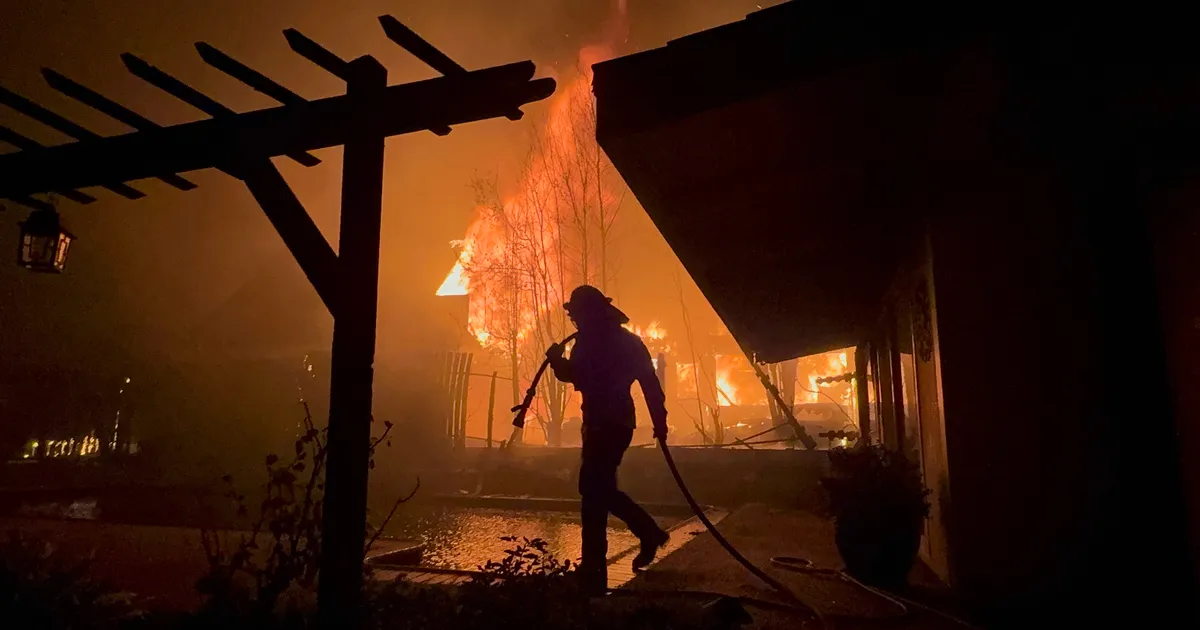 VIDEO ⟩ Sõber leegimerest: tuletõrjuja südantsoojendav hetk eksinud koeraga