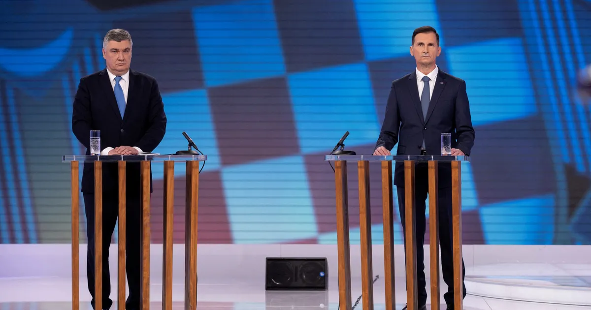 Horvaatias peetakse presidendivalimiste otsustav voor