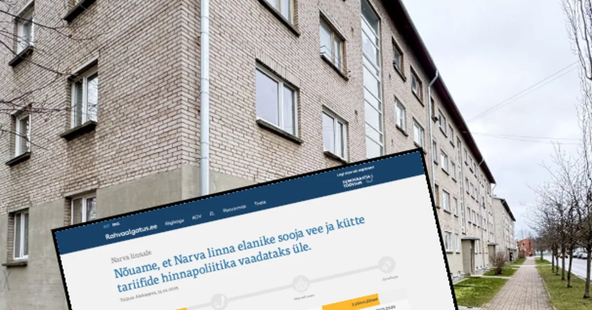 Narva elanikud tegid rahvaalgatuse kommunaalarvete vähendamiseks. Linnapea: Narvast on saanud üks kõige kõrgema küttehinnaga linnu