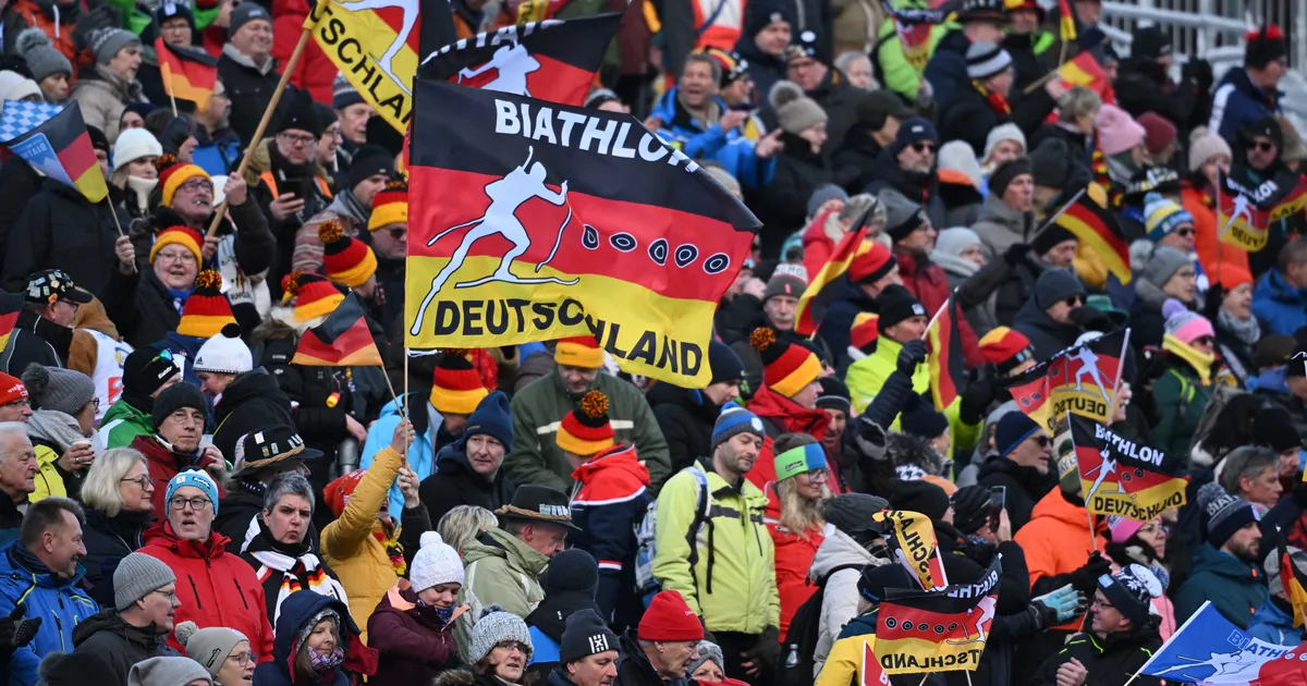 VIDEO ⟩ Nagu olümpia või MM: Eesti laskesuusatajaid tervitasid Saksamaal tuhanded