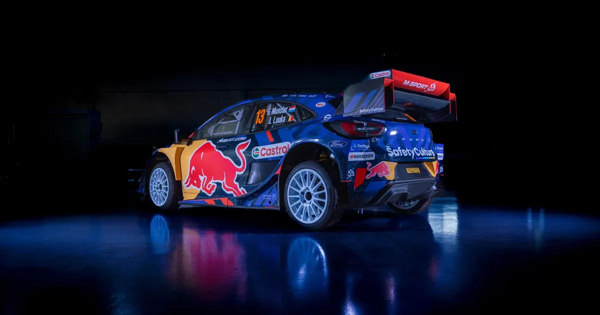 FOTOD ⟩ M-Sport esitles uue hooaja ralliautot, tiimijuht lehvitas juba valget lippu