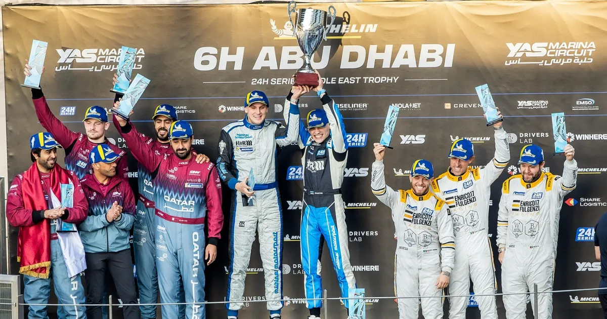 Võidusõitja Martin Rump teenis Abu Dhabis suure võidu