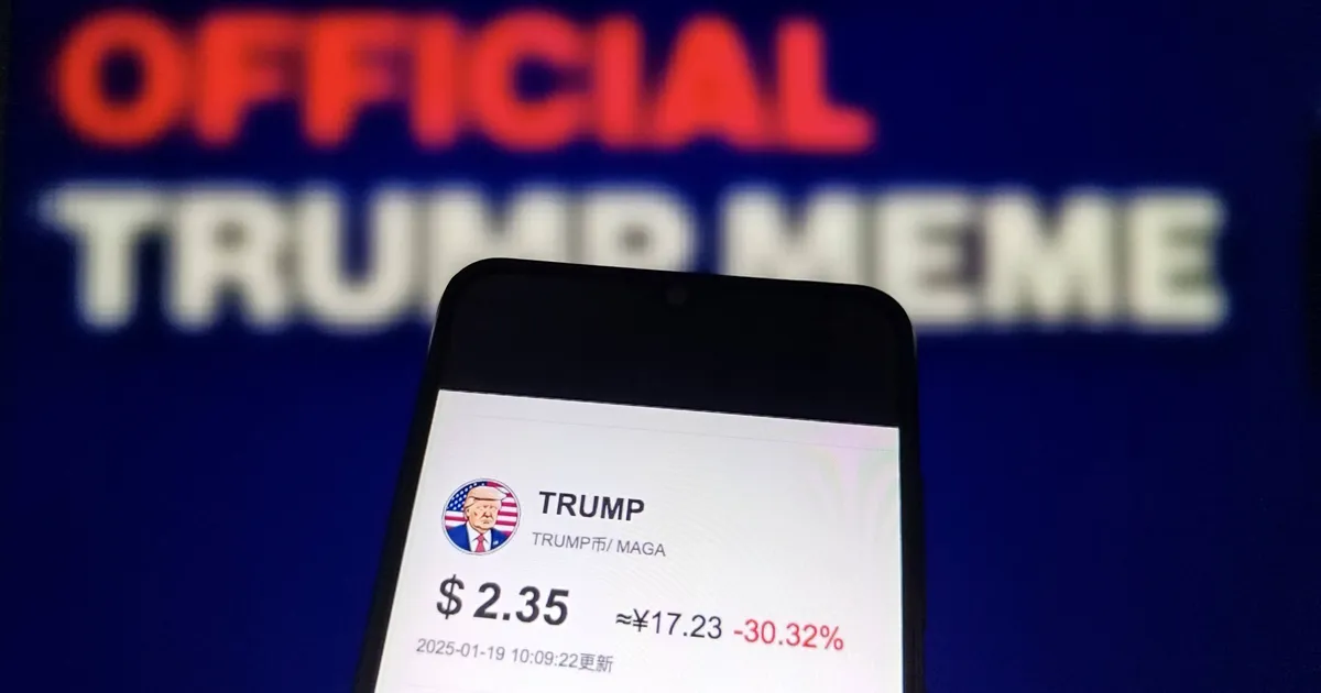 Trumpi loodud värske krüptoraha purustab rekordeid, tõus 700 protsenti