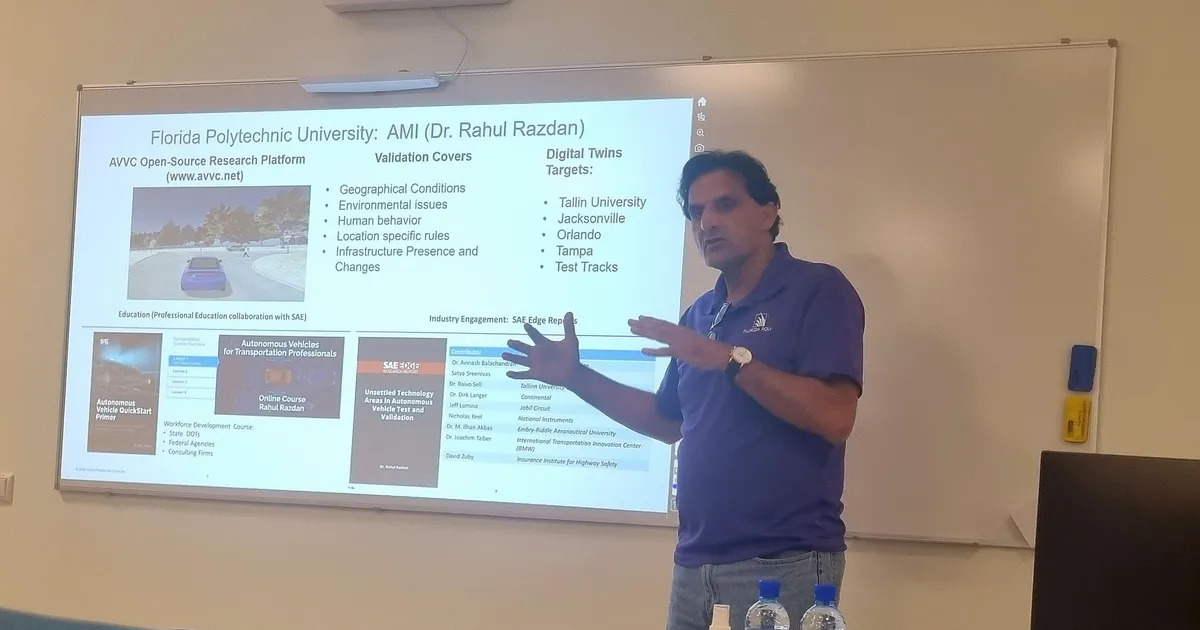 Florida teadlase meelitas Eestisse isejuhtivate sõidukite tipptase ja e-residentsuse programm