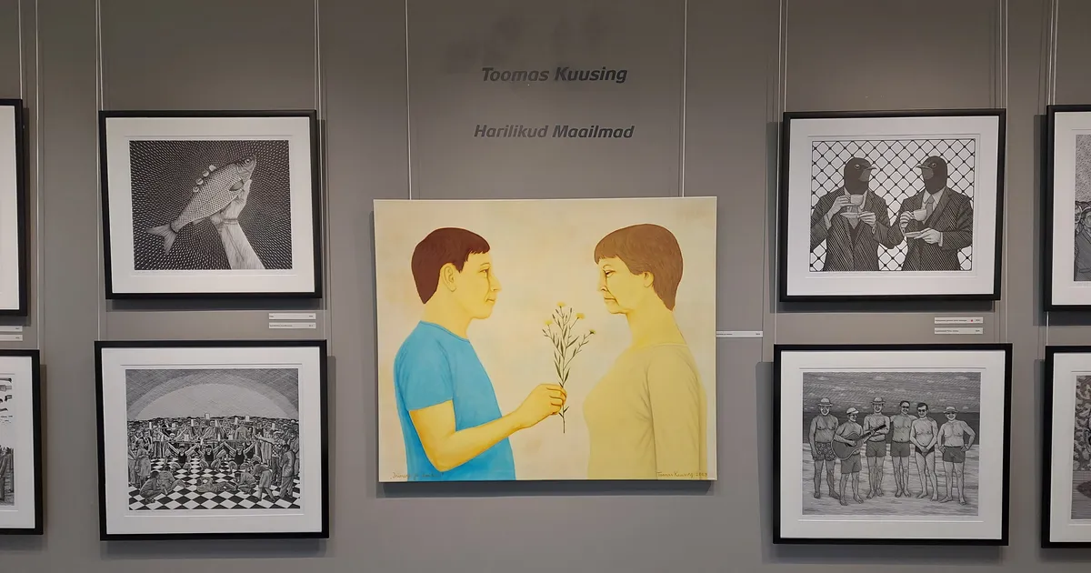 Võru kunstniku mõnegi teose ees tõmbuvad mõlemad suunurgad ülespoole