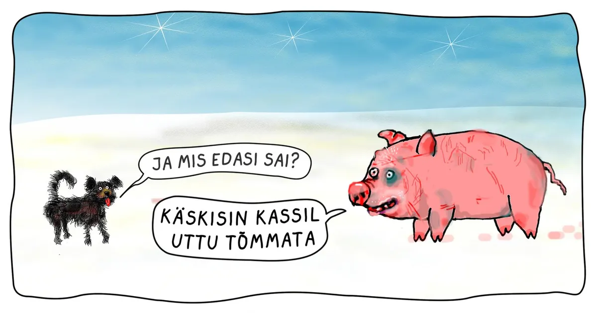 Juurikas. Allan Hmelnitski joonistus