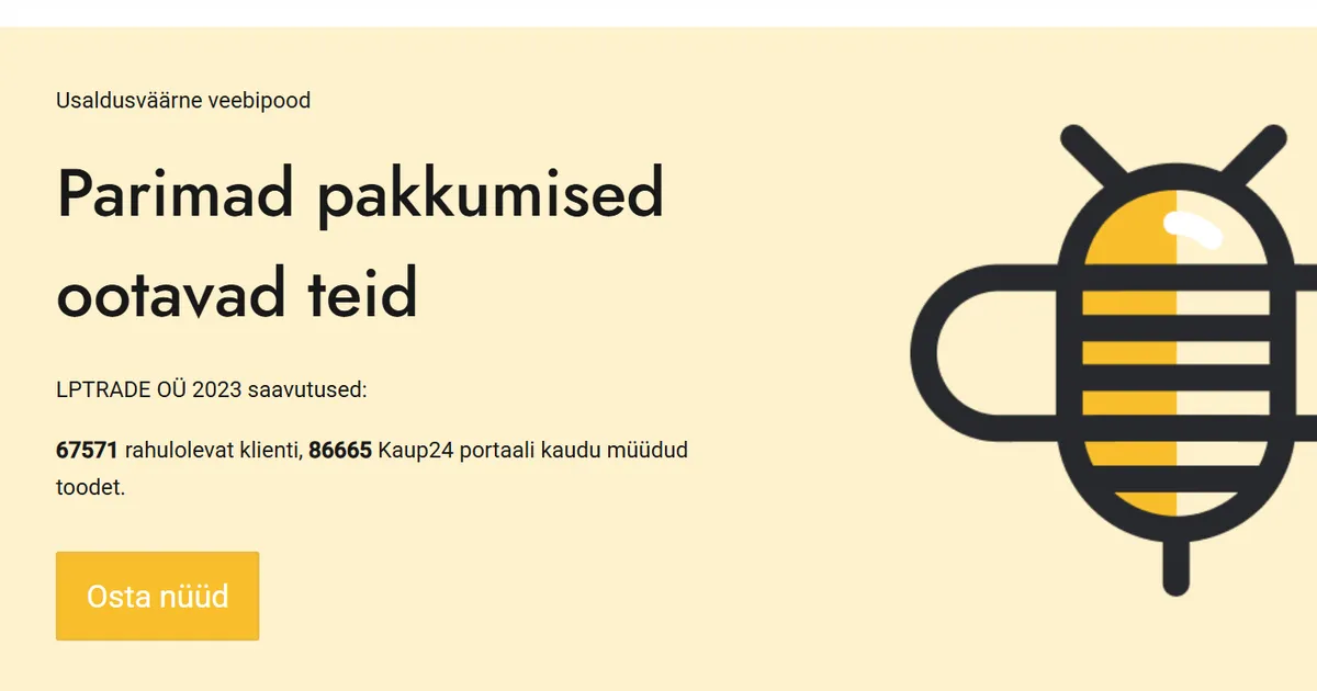 ÜLE 50 KAEBUSE ⟩ «Kaupa kätte ei saa või tarne hilineb!» Raskustes Eesti veebipood on ka põhjanaabrite seas negatiivse tähelepanu pälvinud