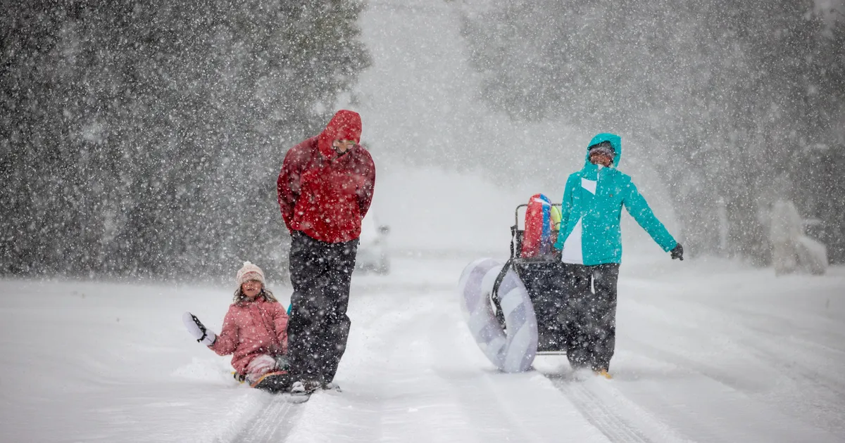 FOTOD JA VIDEOD ⟩ USA lõunaosariigid mattusid kuni 25-senimeetrise lume alla