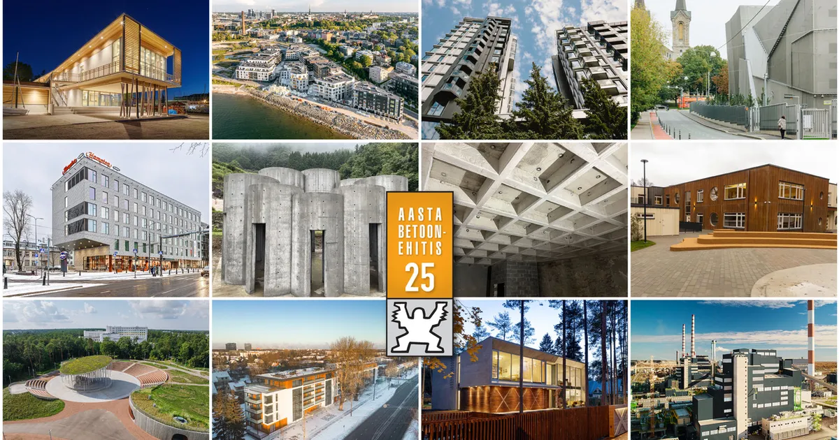 PILDID ⟩ Paeluv betoon:12 unikaalset ehitist võistlustules: alates kõrghoonetest kuni lasteaedadeni