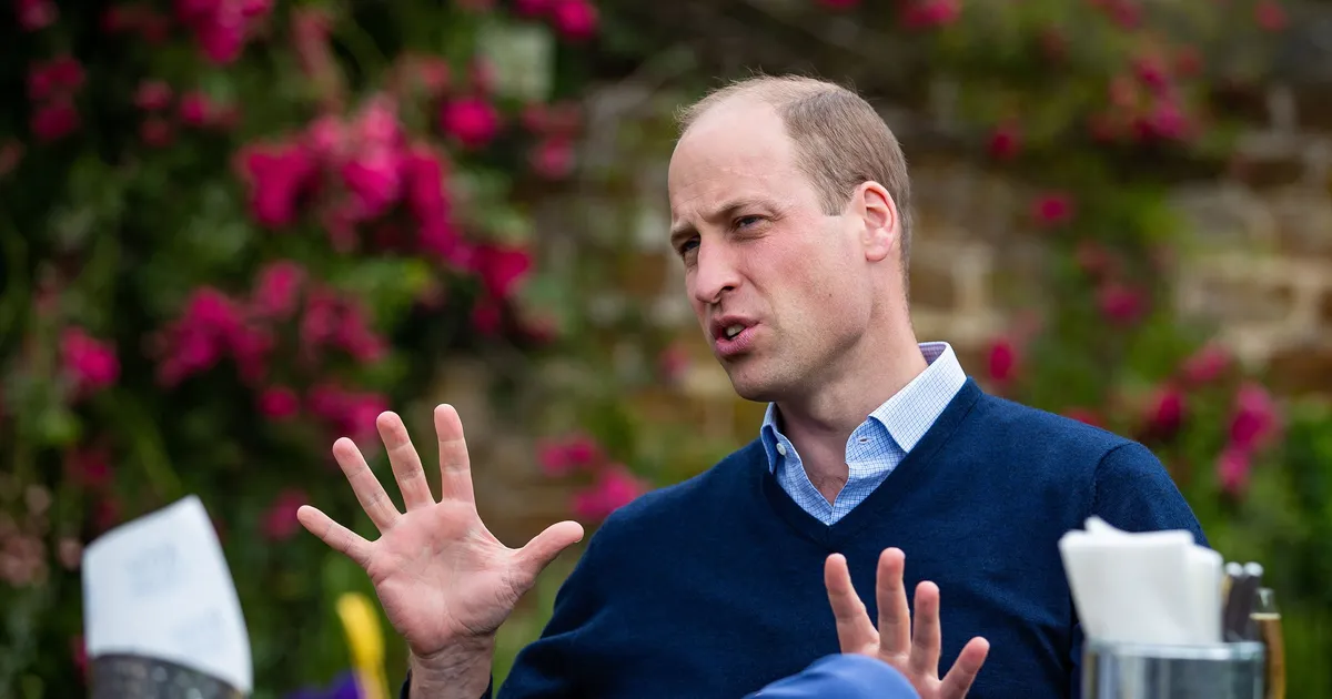 HUVITAV VALIK ⟩ Prints William joob hommikuks just seda