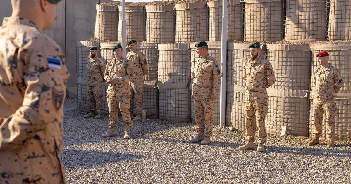 Iraagis vahetus kaitseväe üksus