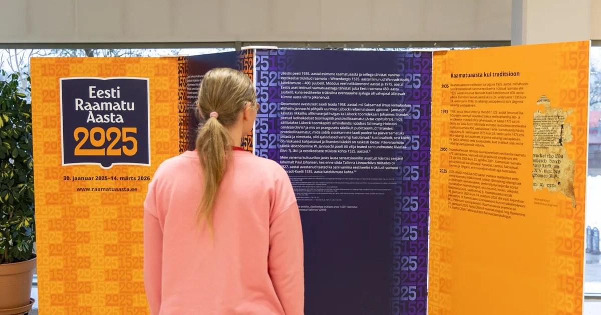 Täna algab neljas eesti raamatu aasta