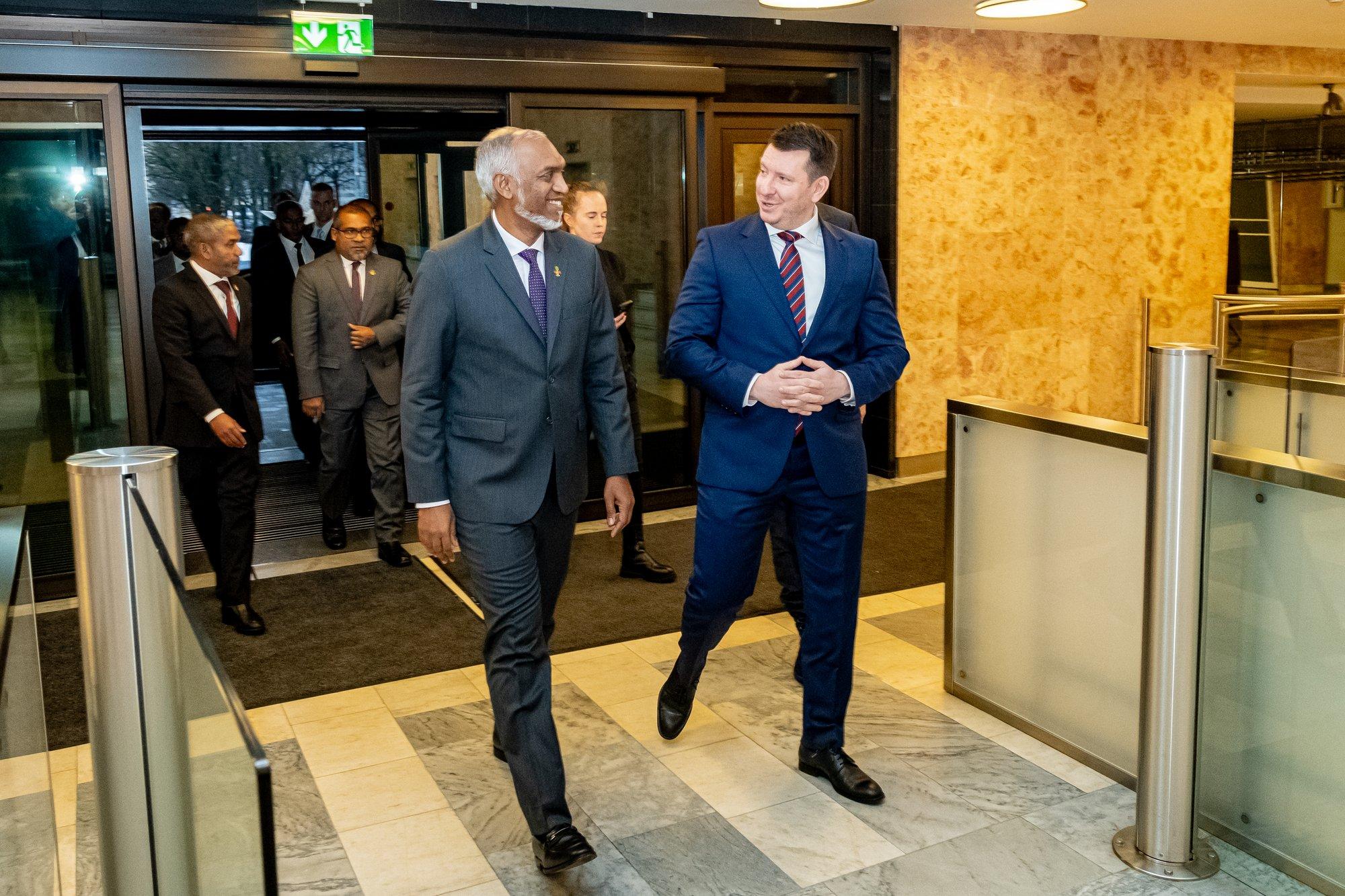 Eestit väisab Maldiivide president Mohamed Muizzu