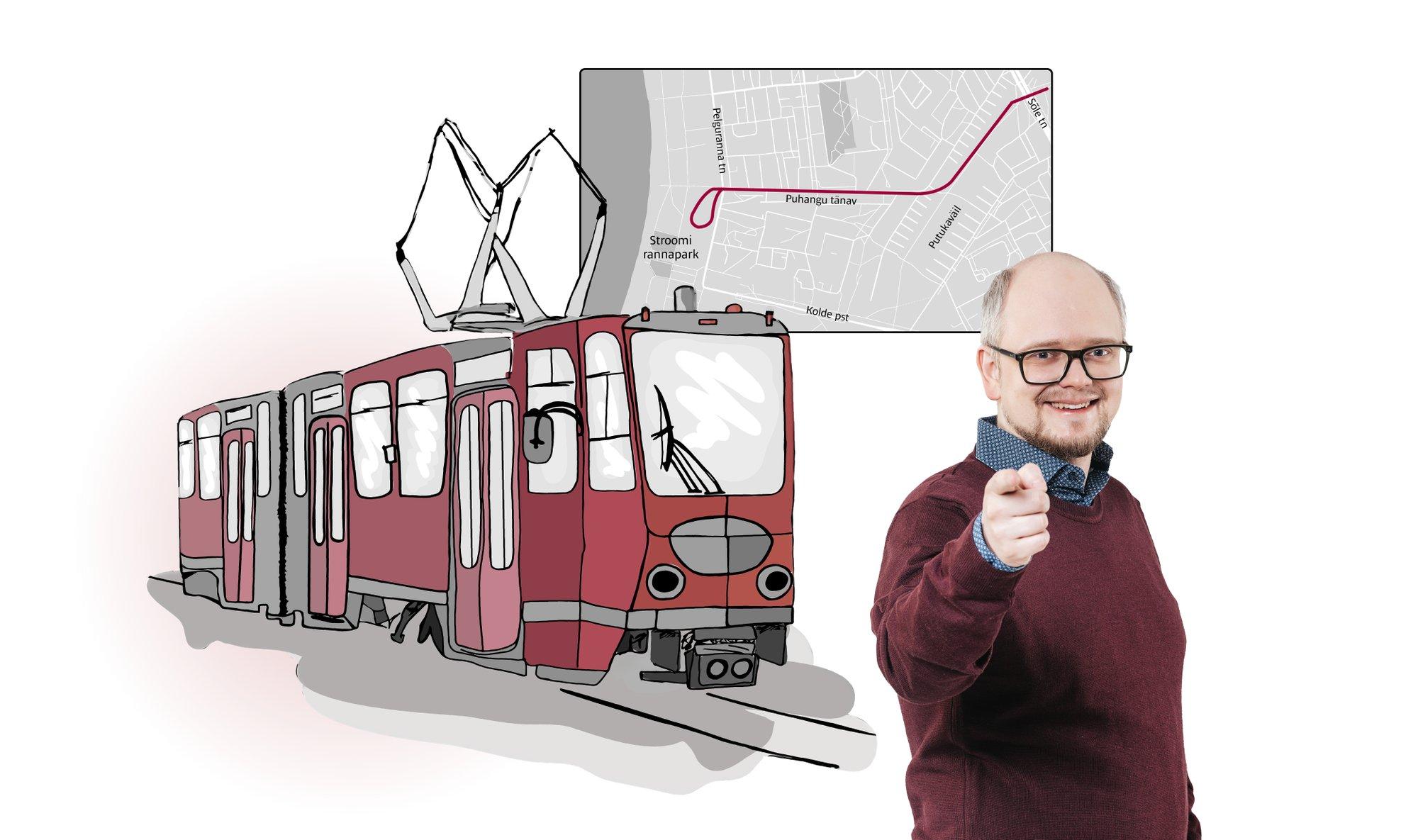 TRAMMITÜLI | Alo Rauni kompromiss: jah, tehkem Pelguranna tramm ära. Aga trass olgu sel juhul teine!
