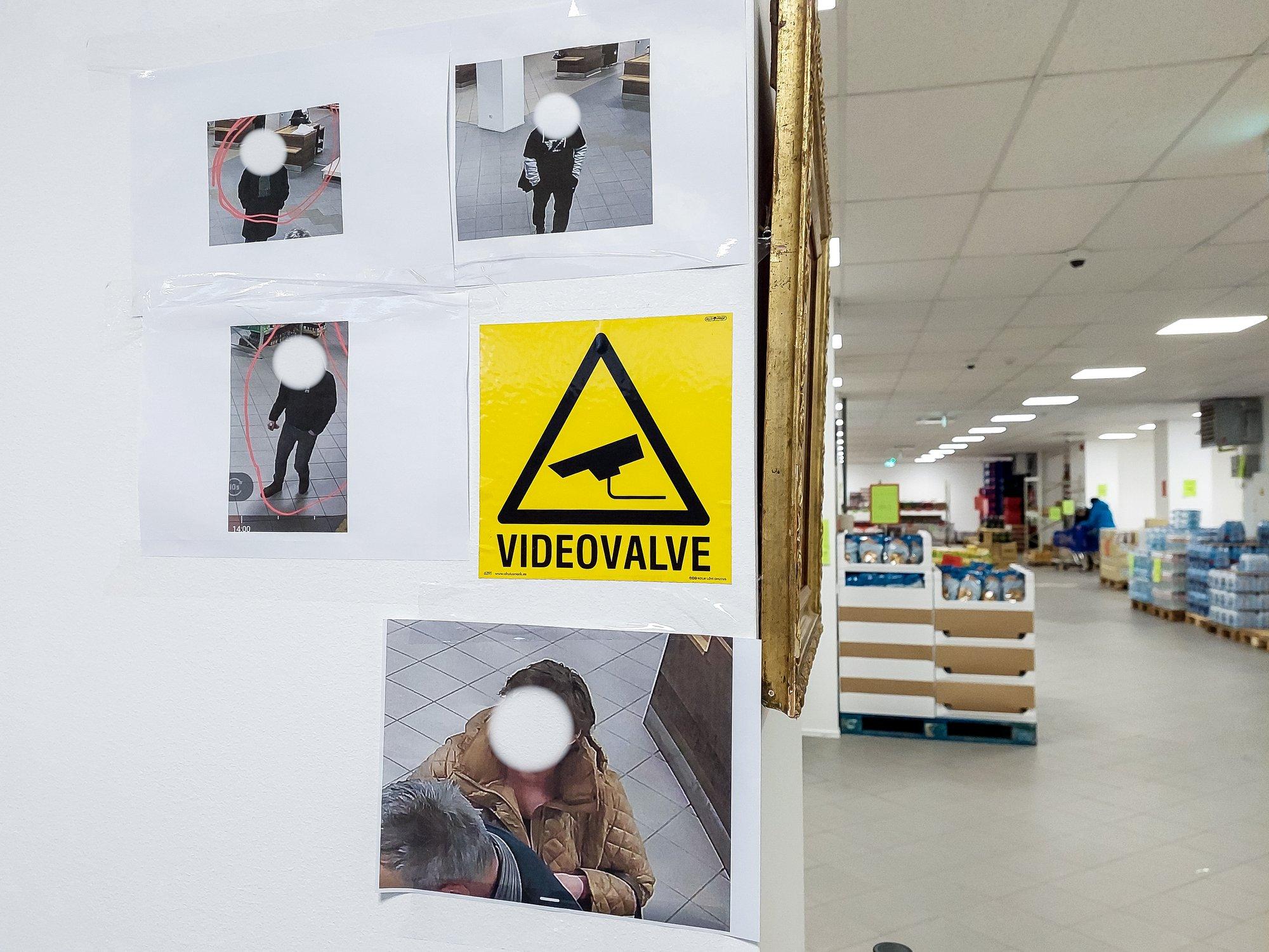 Varaste piltide üles riputamisega rikuvad kauplused seadust. Poepidaja: see toimib vargavastase abinõuna kõige paremini