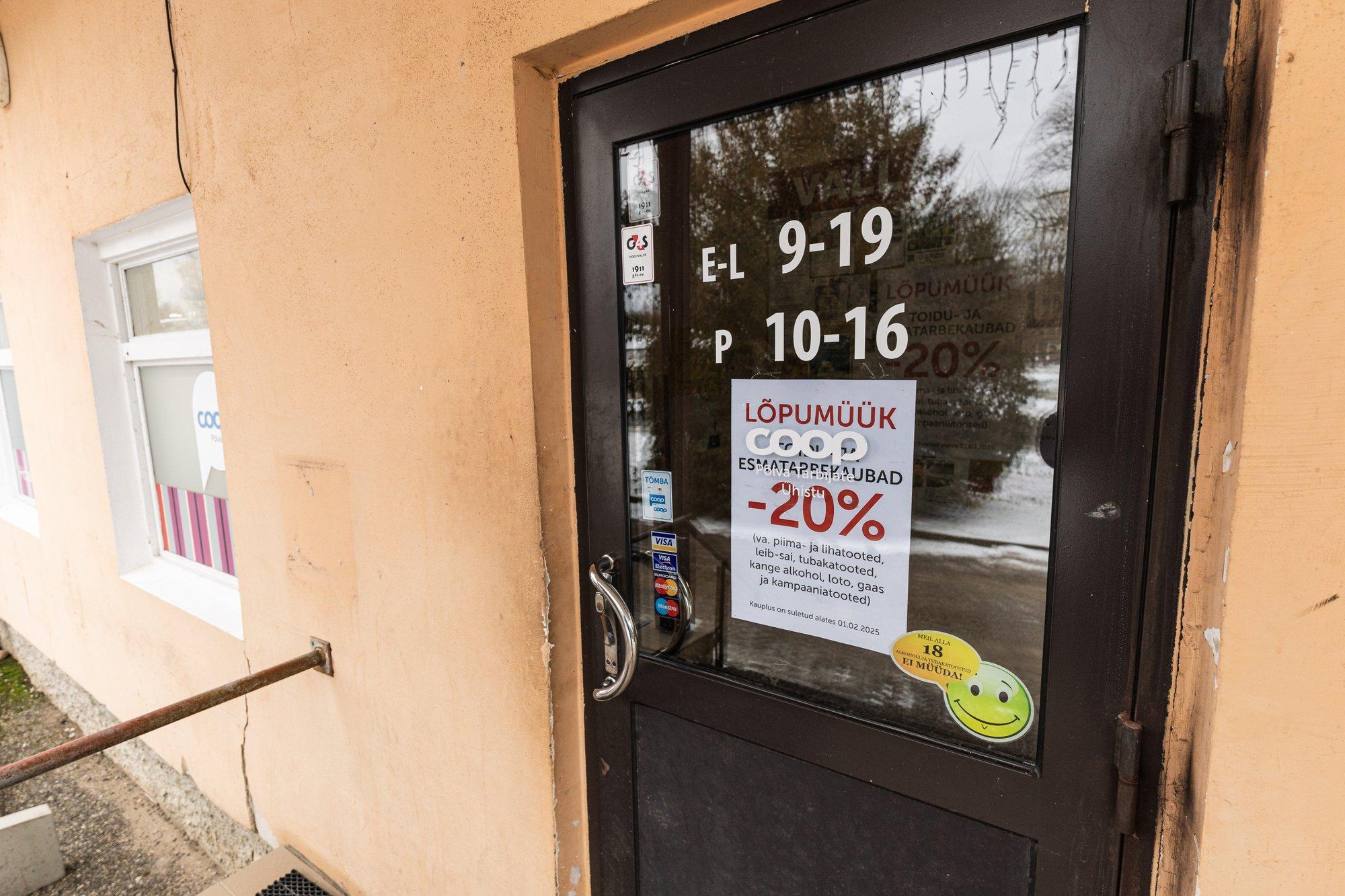 „Nagu välk selgest taevast.“ Coop sulgeb Põlvamaal kaks toidupoodi