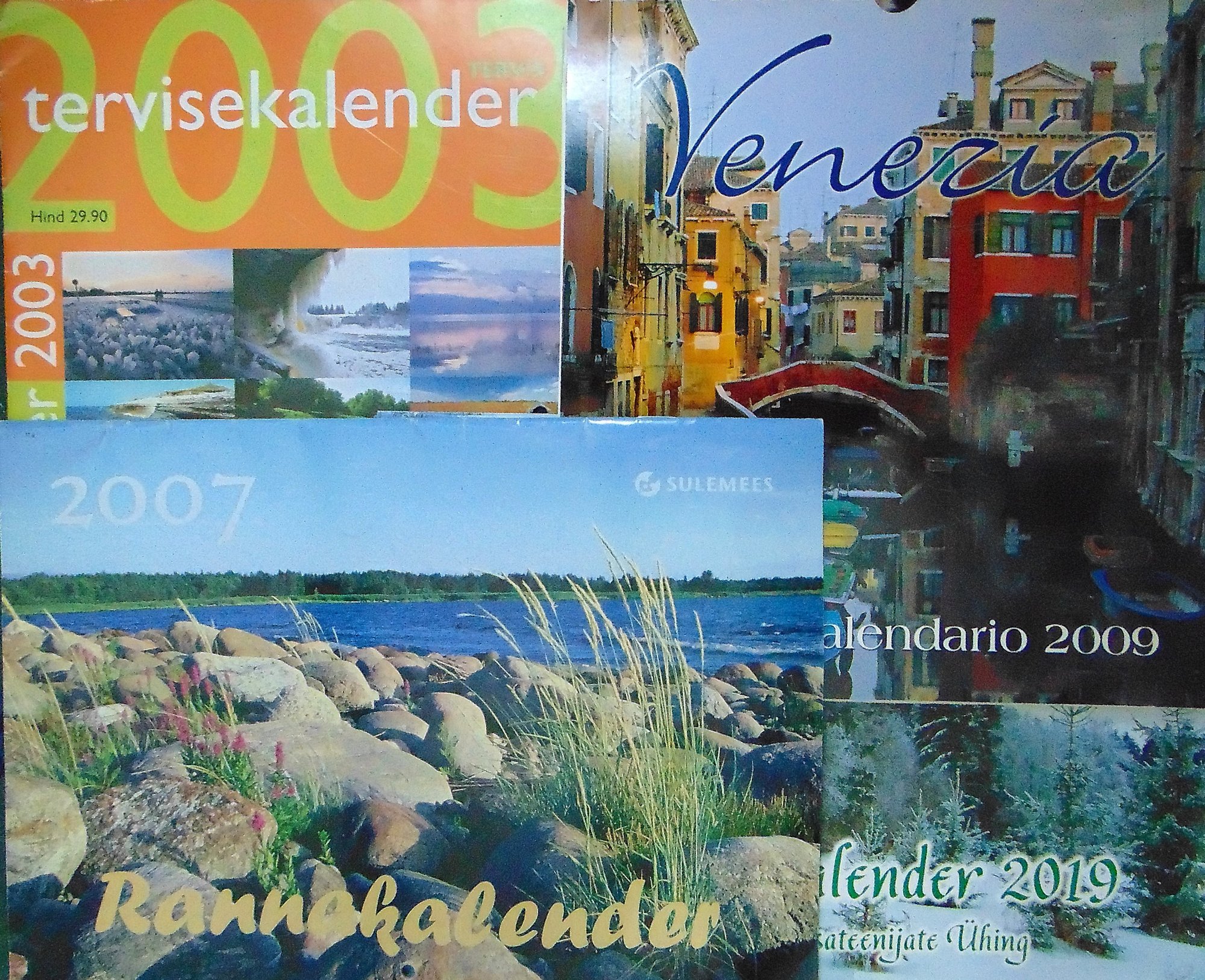 Vanad kalendrid taaskasutusse