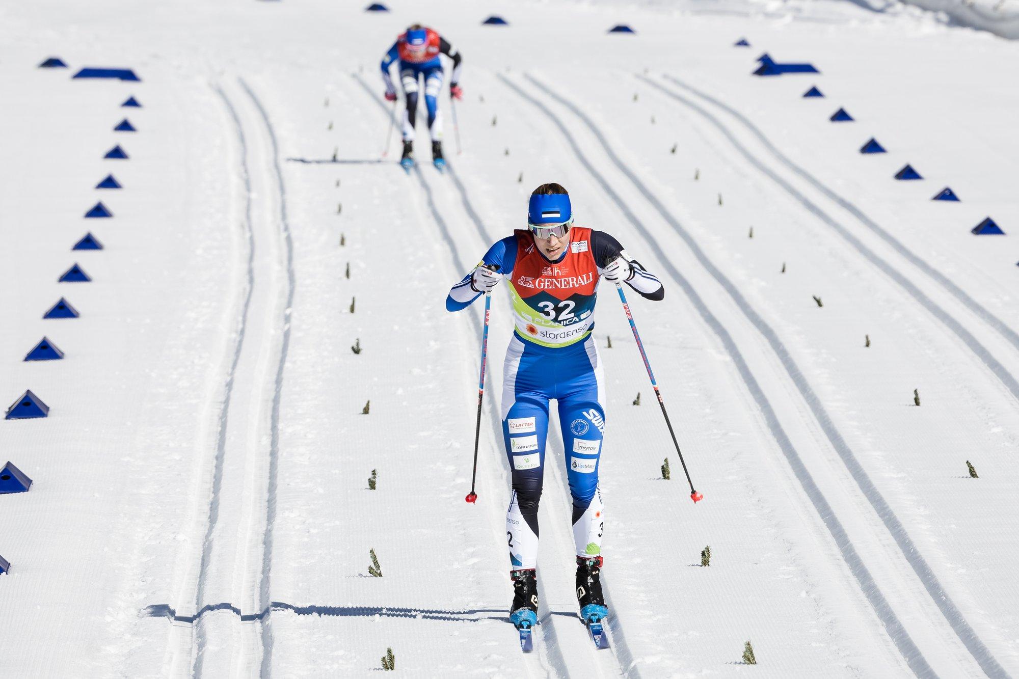 Eesti naised jõudsid MK-etapi sprinditeates finaali, kuid mehed mitte