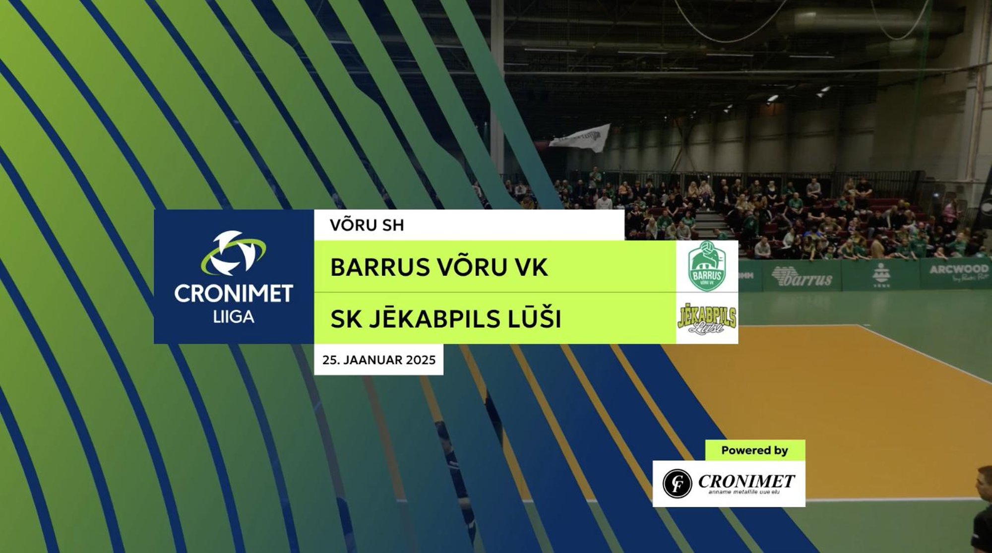 TÄISPIKKUSES | Vaata uuesti Barrus Võru VK - SK Jēkabpils Lūši kohtumist!