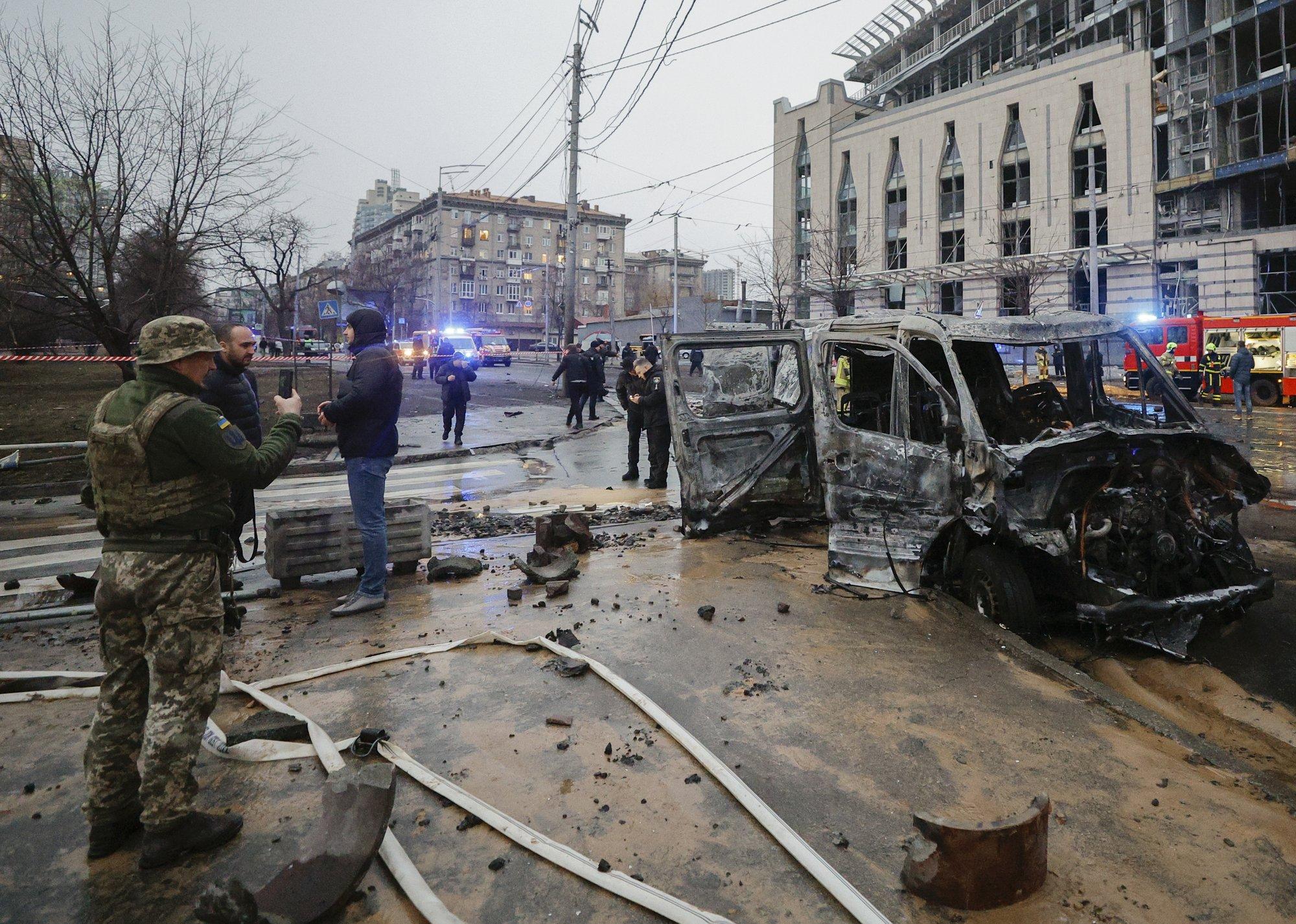 Venemaa õhurünnakus Kiievile hukkus vähemalt kolm inimest