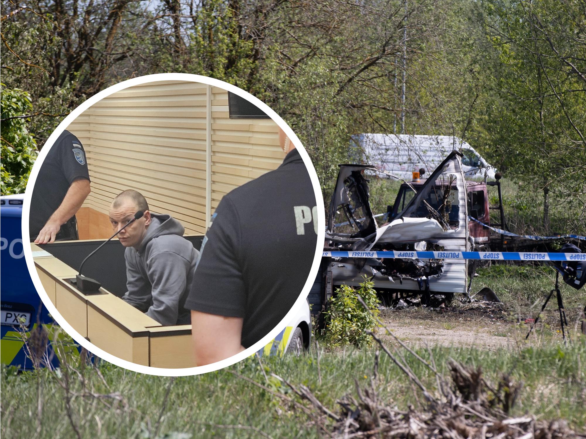 Arvatav süütaja jäi vahtima, kuidas joomakaaslased Lasnamäel autosuvilasse sisse põlevad