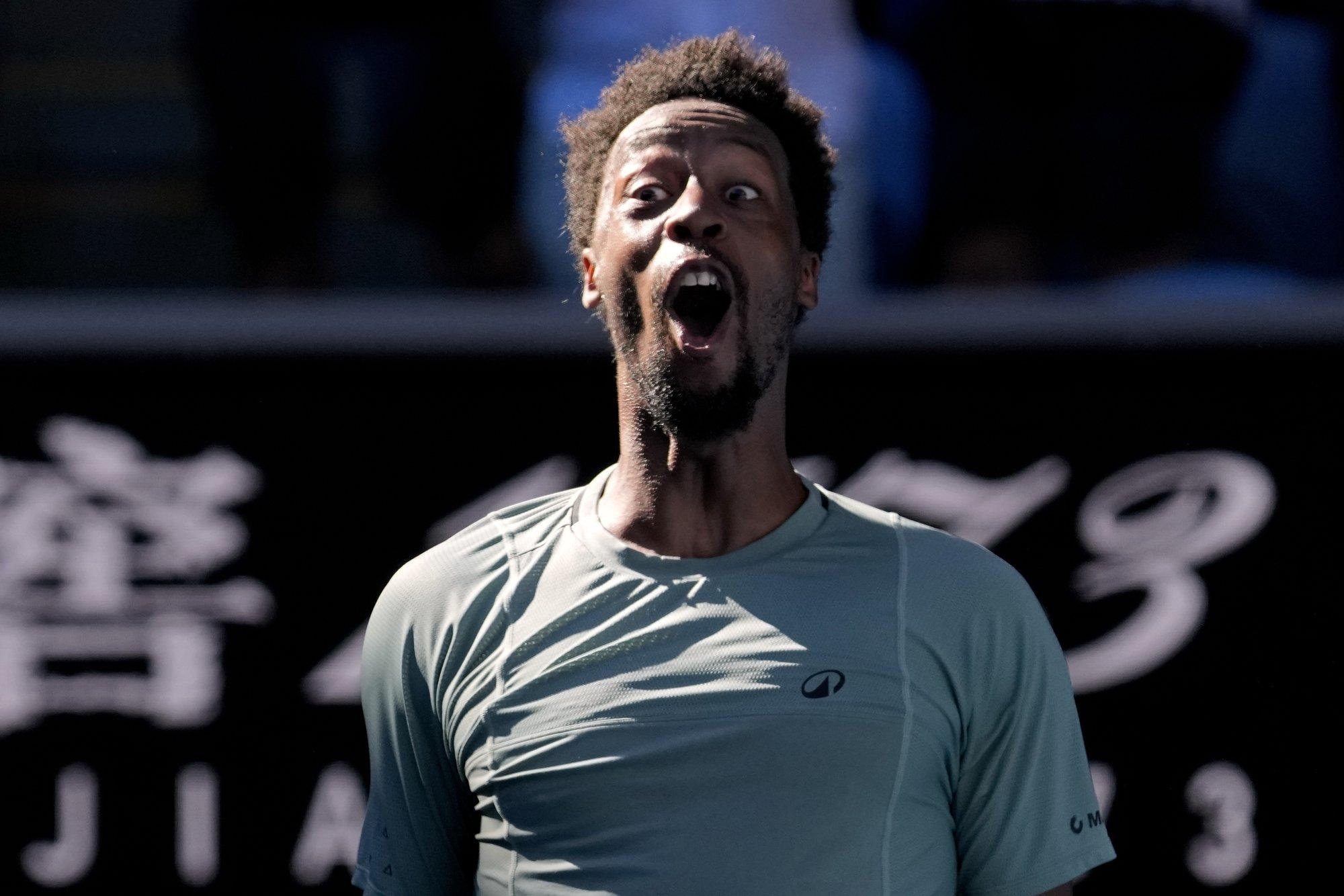 Suurepärases hoos vanameister Gael Monfils tegi Australian Openil ajalugu