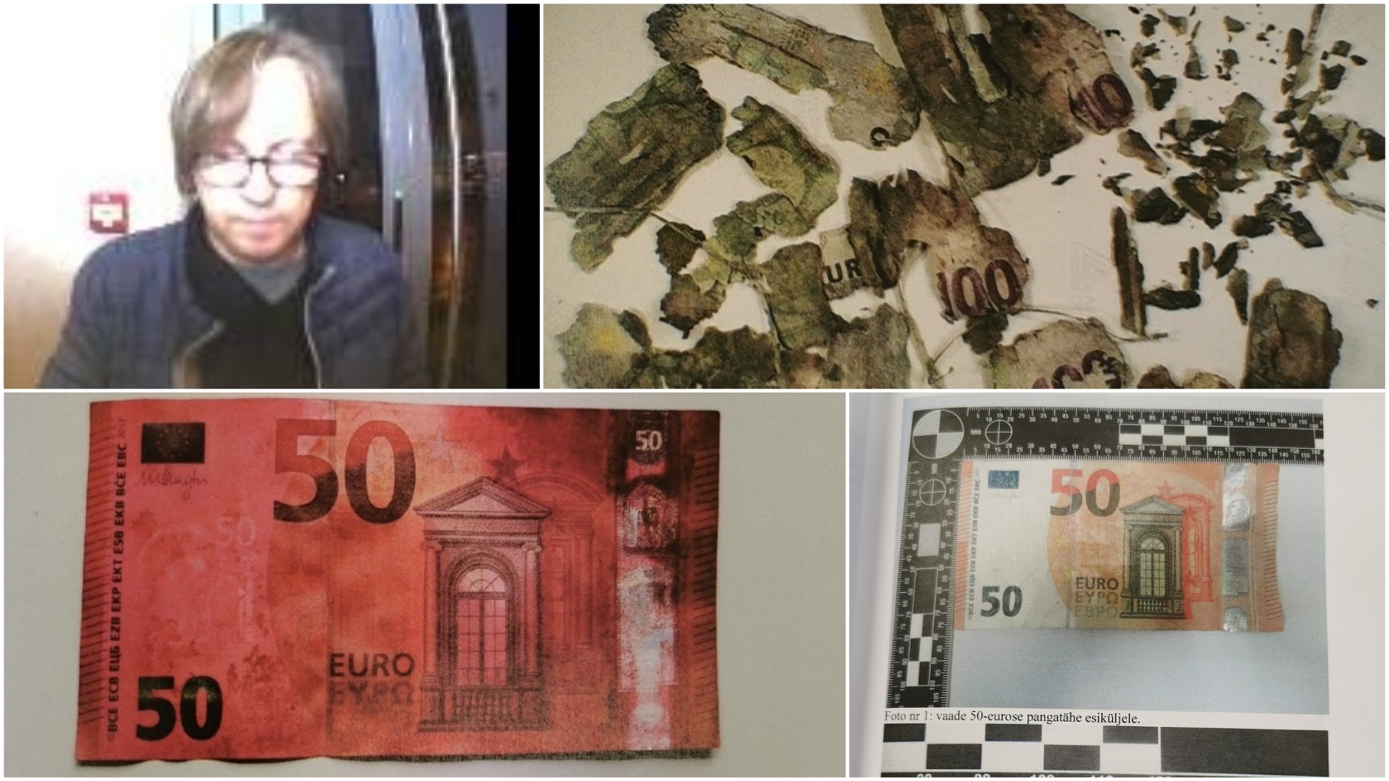 Värvikas ärimees lasi kinokassa kaudu käibele turvatindijälgedega rahatähti