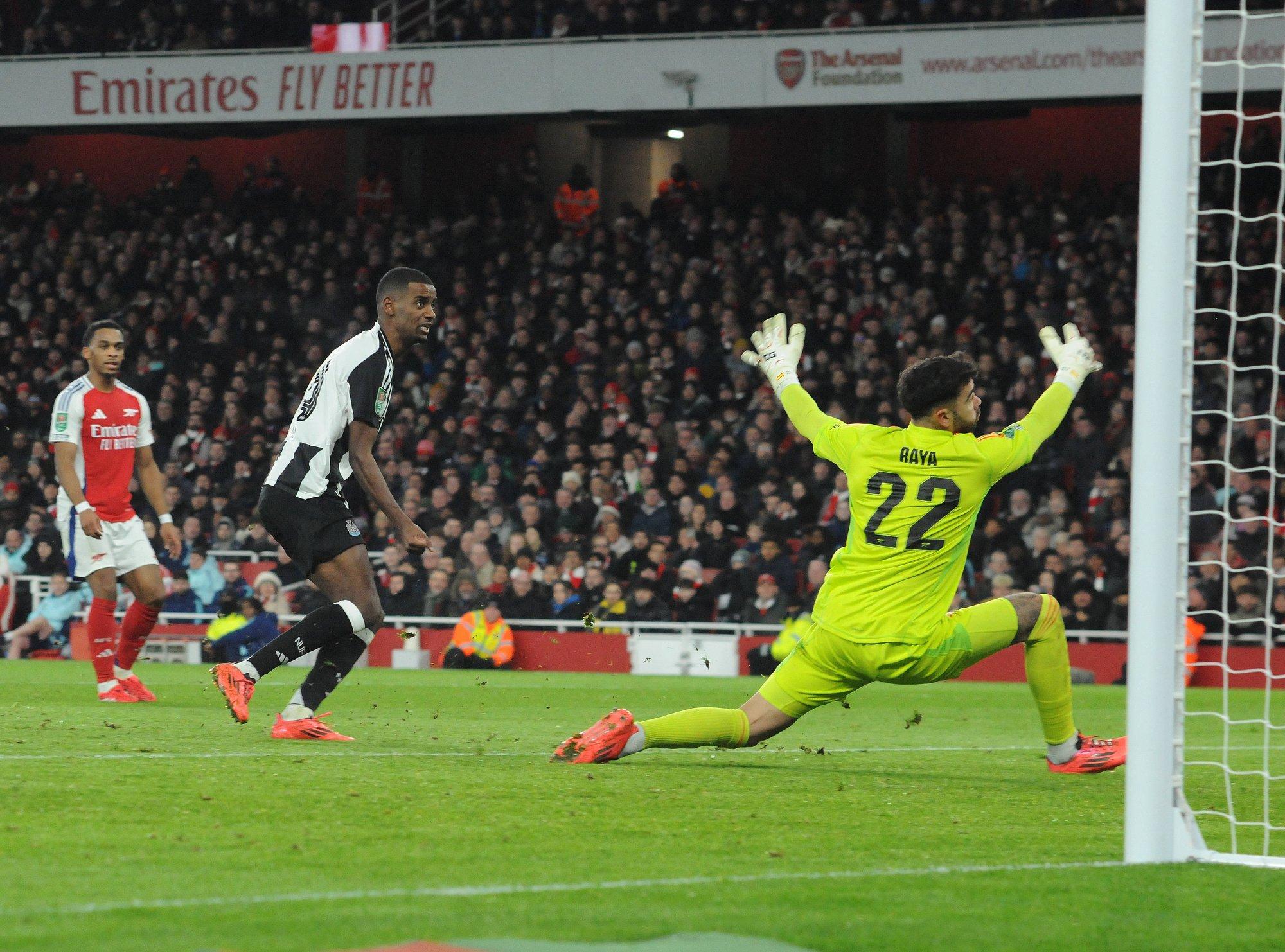 Arsenali paika pannud Newcastle United astus ühe jalaga finaali