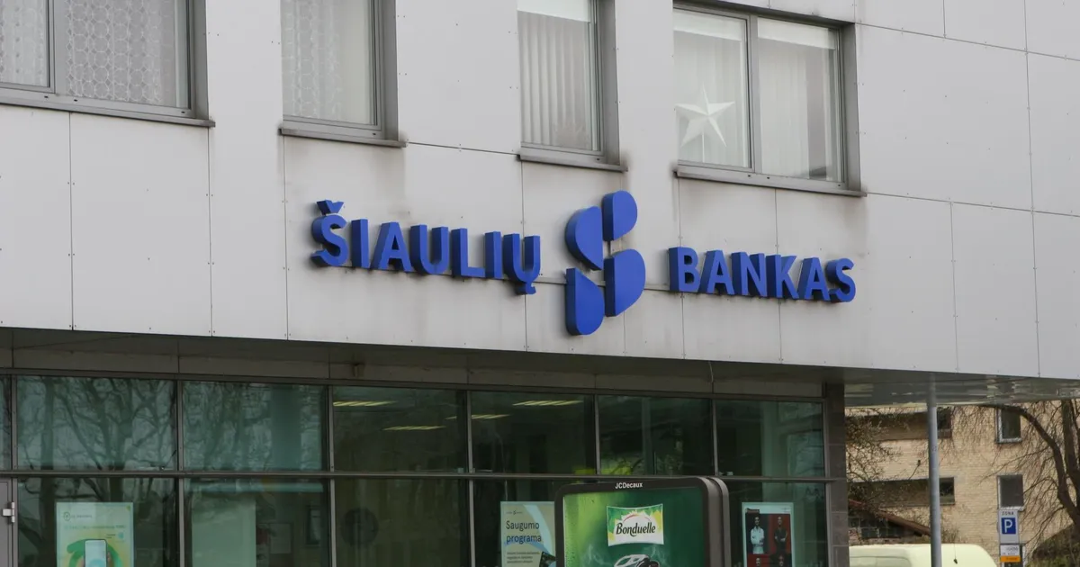 Šiaulių Bankas teenis rekordkasumi, aktsia näitas Eesti pankadele tagatulesid