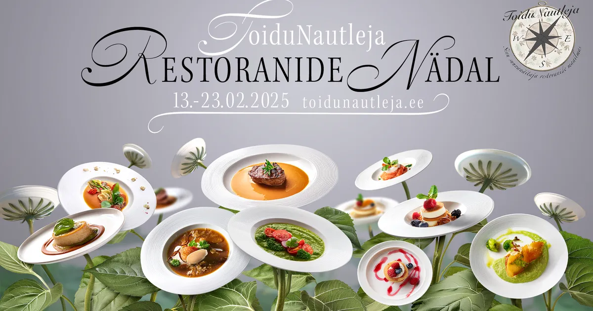13.-23.veebruaril 2025.a toimub 15-nes ToiduNautleja Restoranide Nädal!