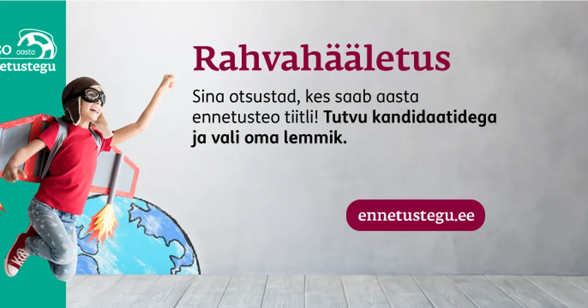 Anna oma hääl aasta ennetusteo väljaselgitamiseks