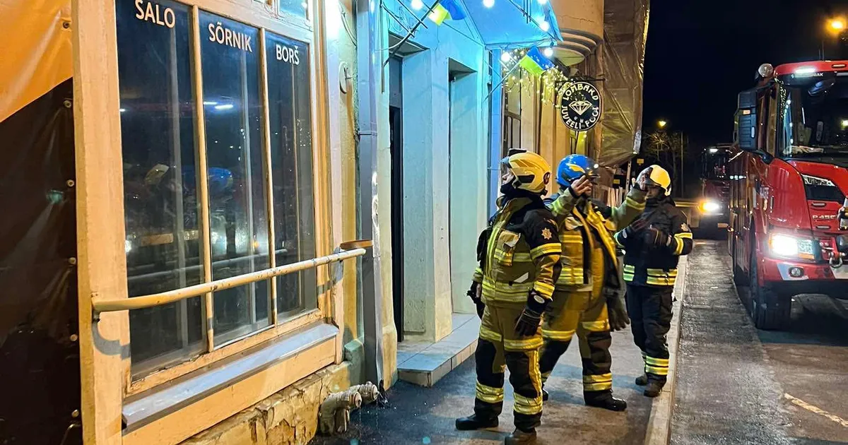 Ukraina restorani põleng: politsei palub piirkonna elanikel hoida alles turvakaamerate salvestised