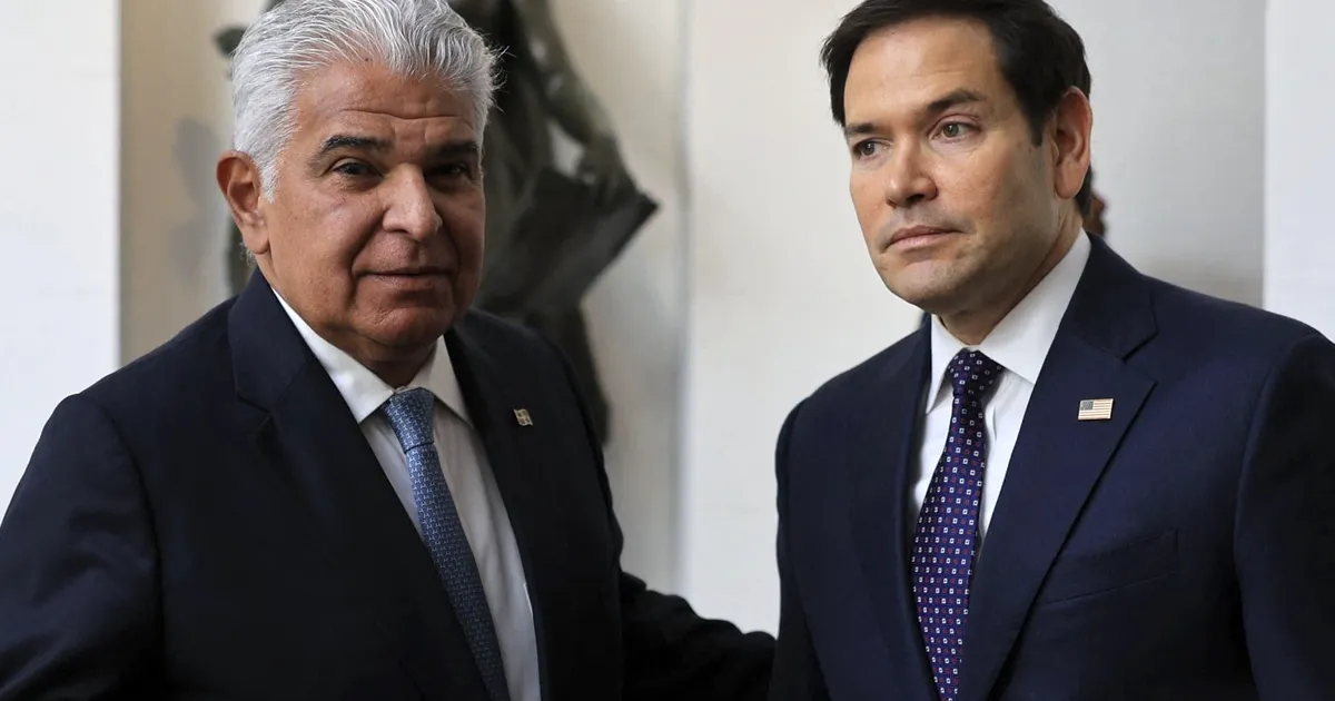 USA välisminister kohtus kanali asjus Panama presidendiga