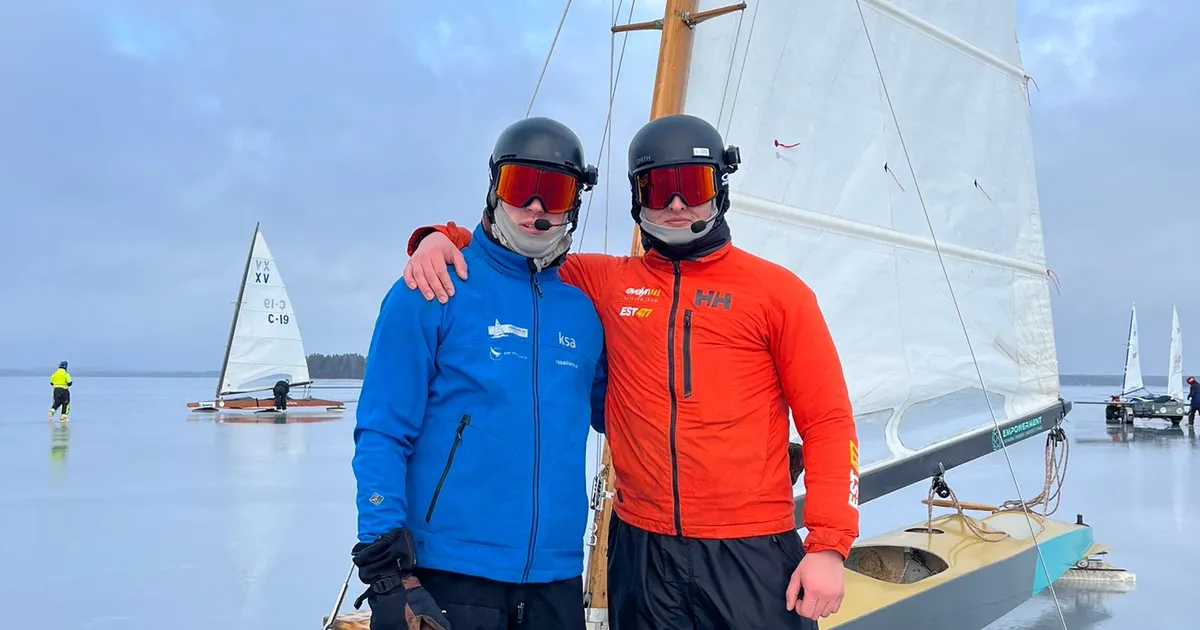 Joosep Laus ja Karl Lember võitsid jääpurjetamise Euroopa meistrivõistlustel pronksi