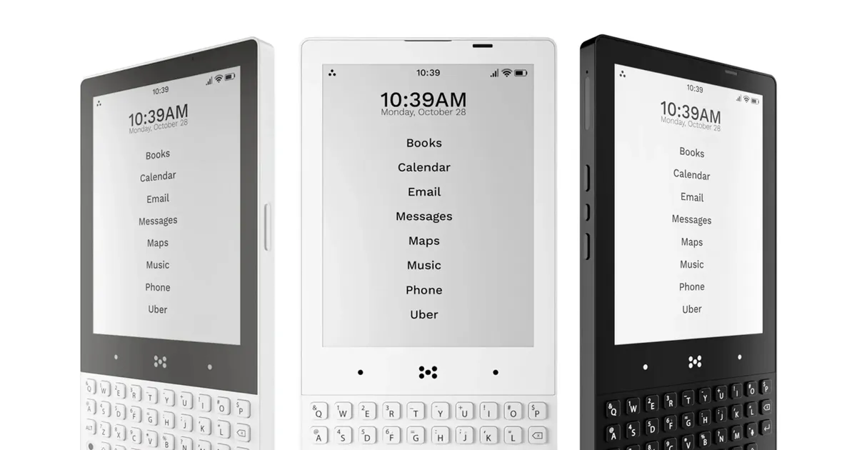 Minimal Phone: esimene e-paberist ekraani ja füüsilise klaviatuuriga rahvatelefon on kohal